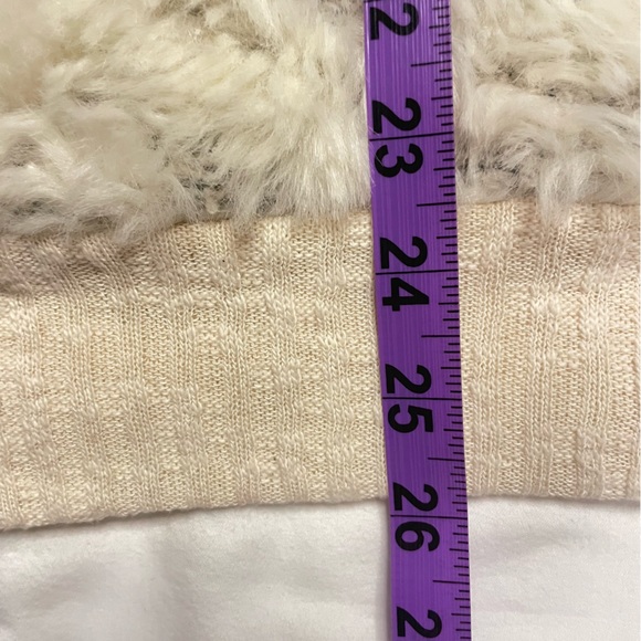 Anthropologie Amandi Pullover Sweater Faux Fur Womens Size XL Made In USA - Picture 6 of 11